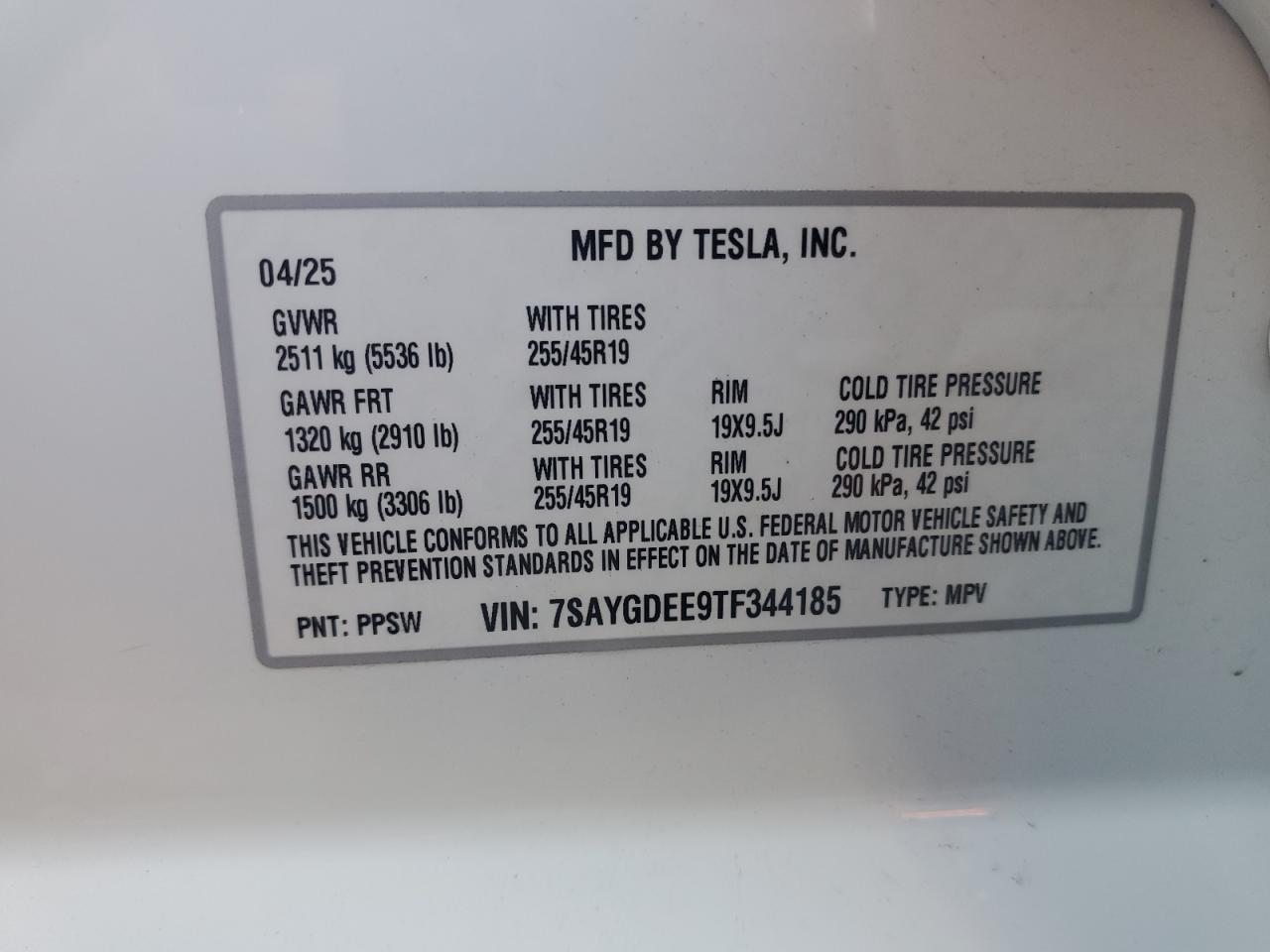 2026 TESLA MODEL Y