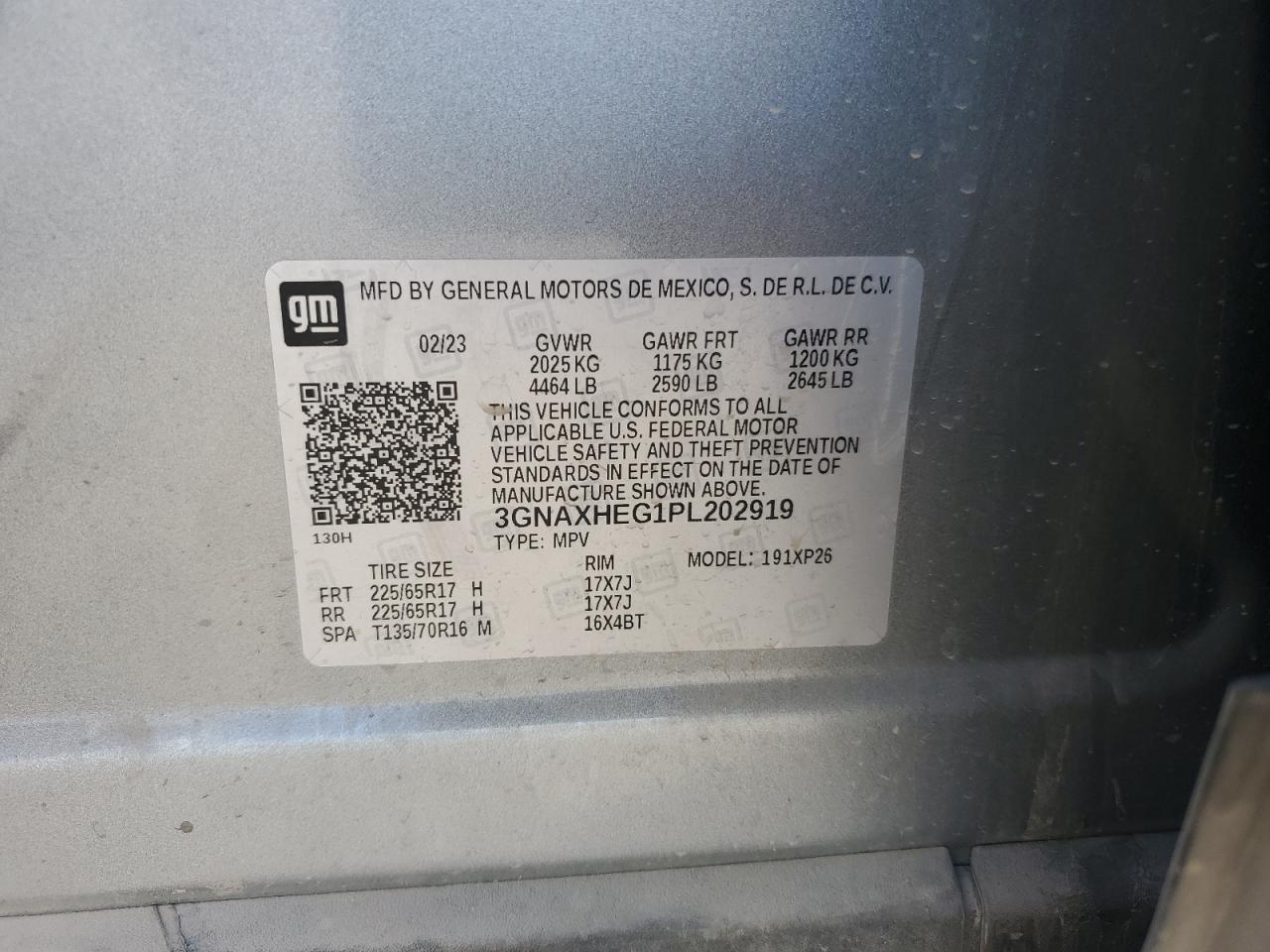 2023 CHEVROLET EQUINOX