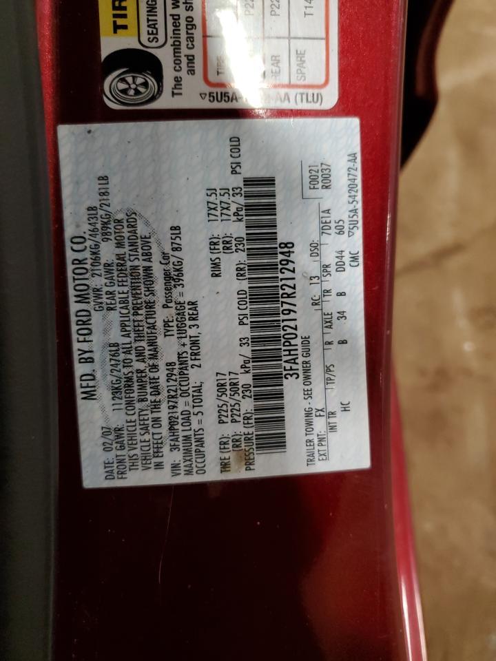 2007 FORD FUSION
