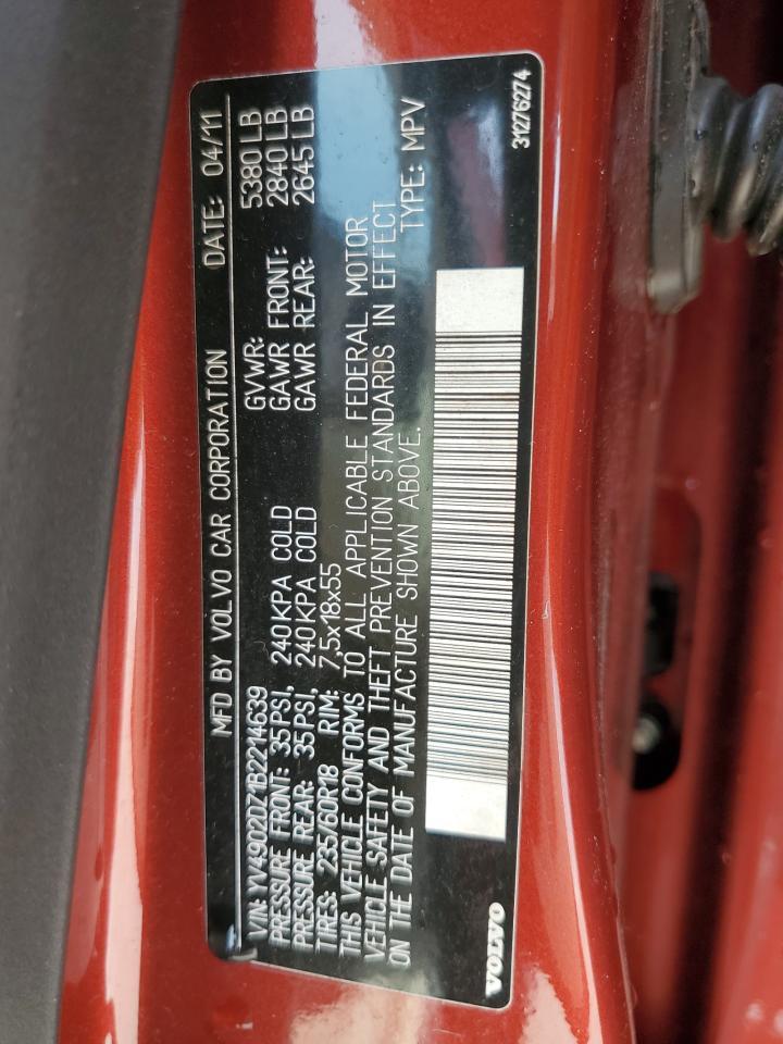 2011 VOLVO XC60