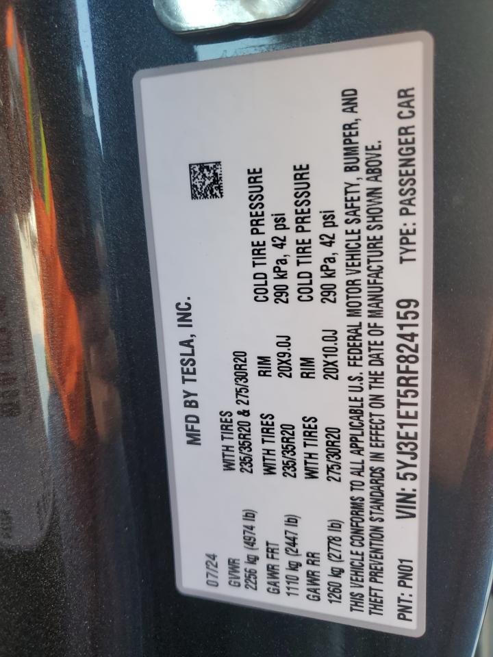 2024 TESLA MODEL 3