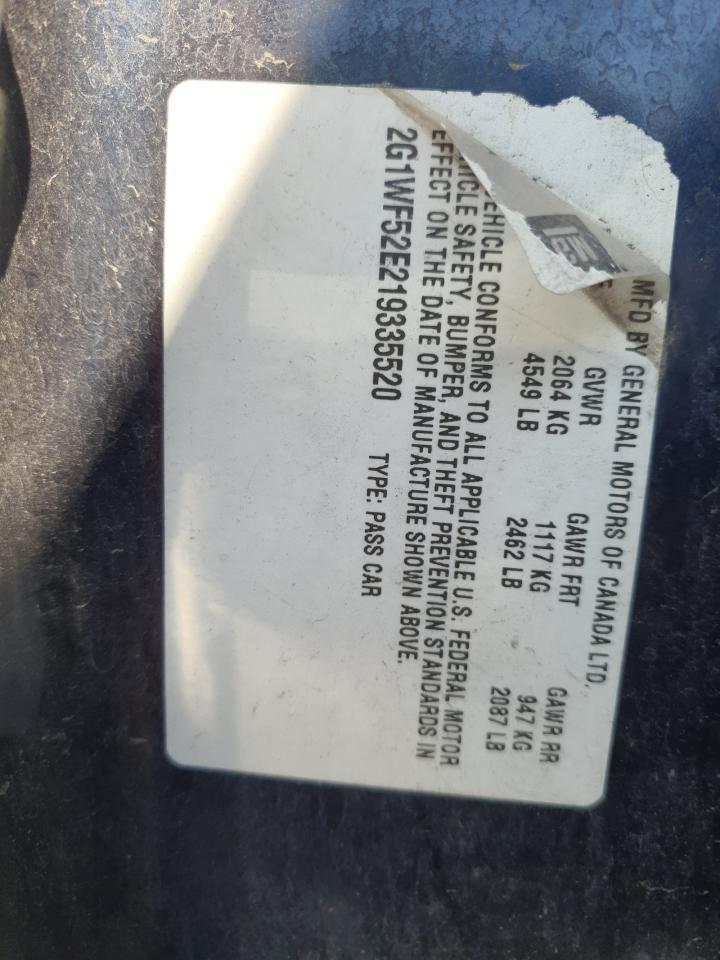 2001 CHEVROLET IMPALA