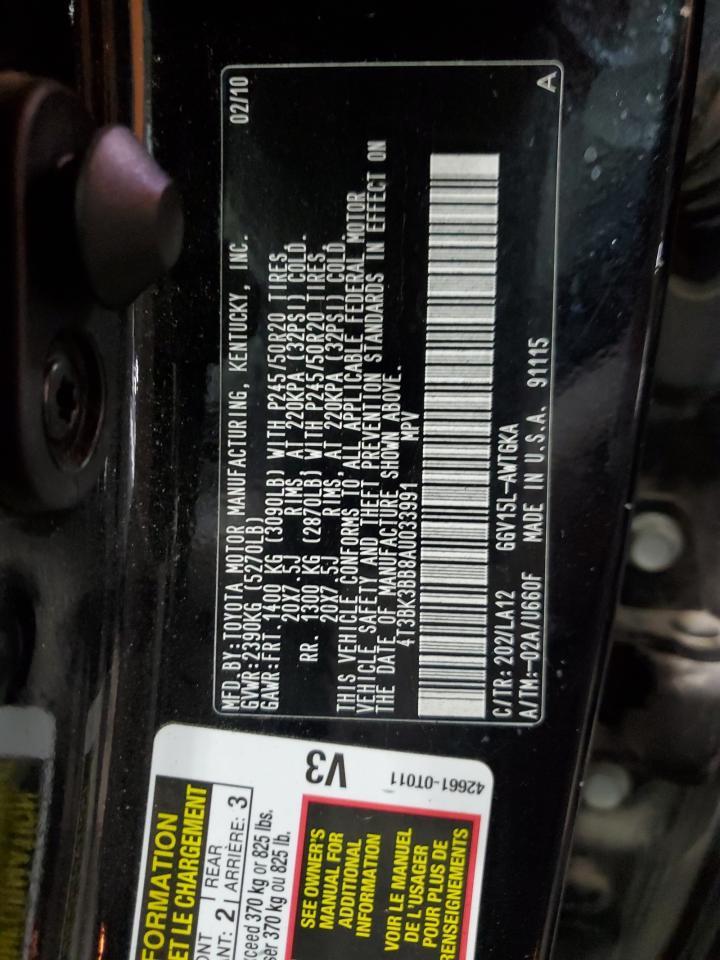 2010 TOYOTA VENZA