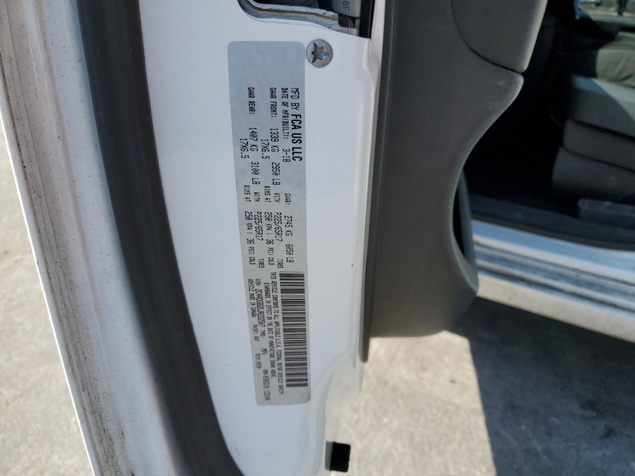 2018 DODGE GRAND CARAVAN