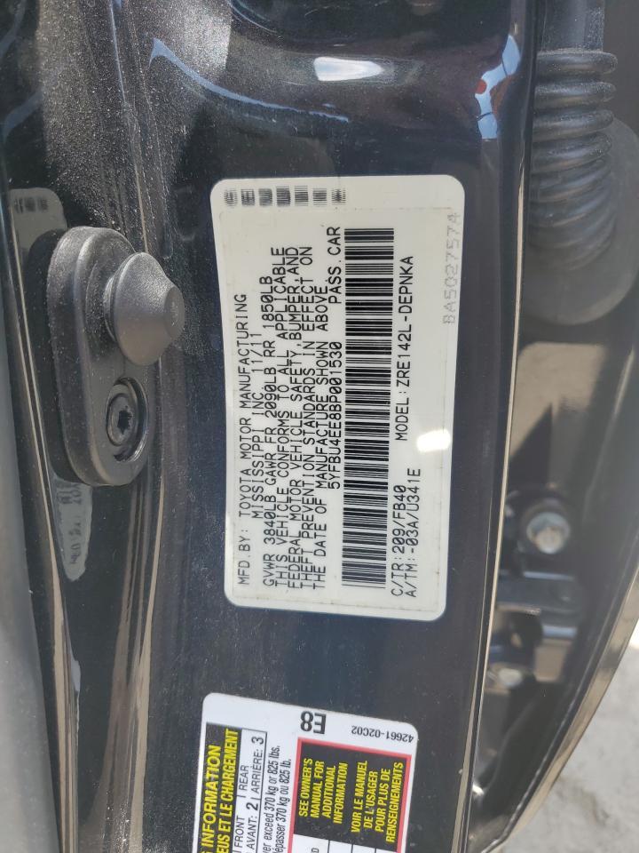 2011 TOYOTA COROLLA