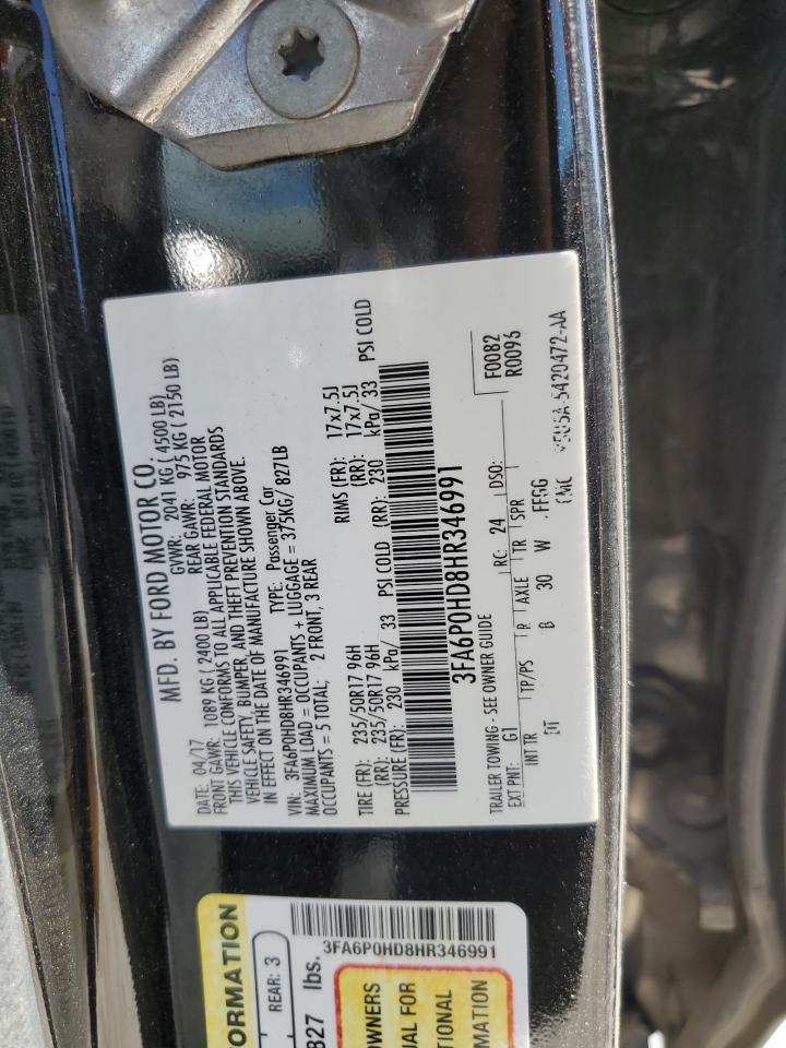 2017 FORD FUSION