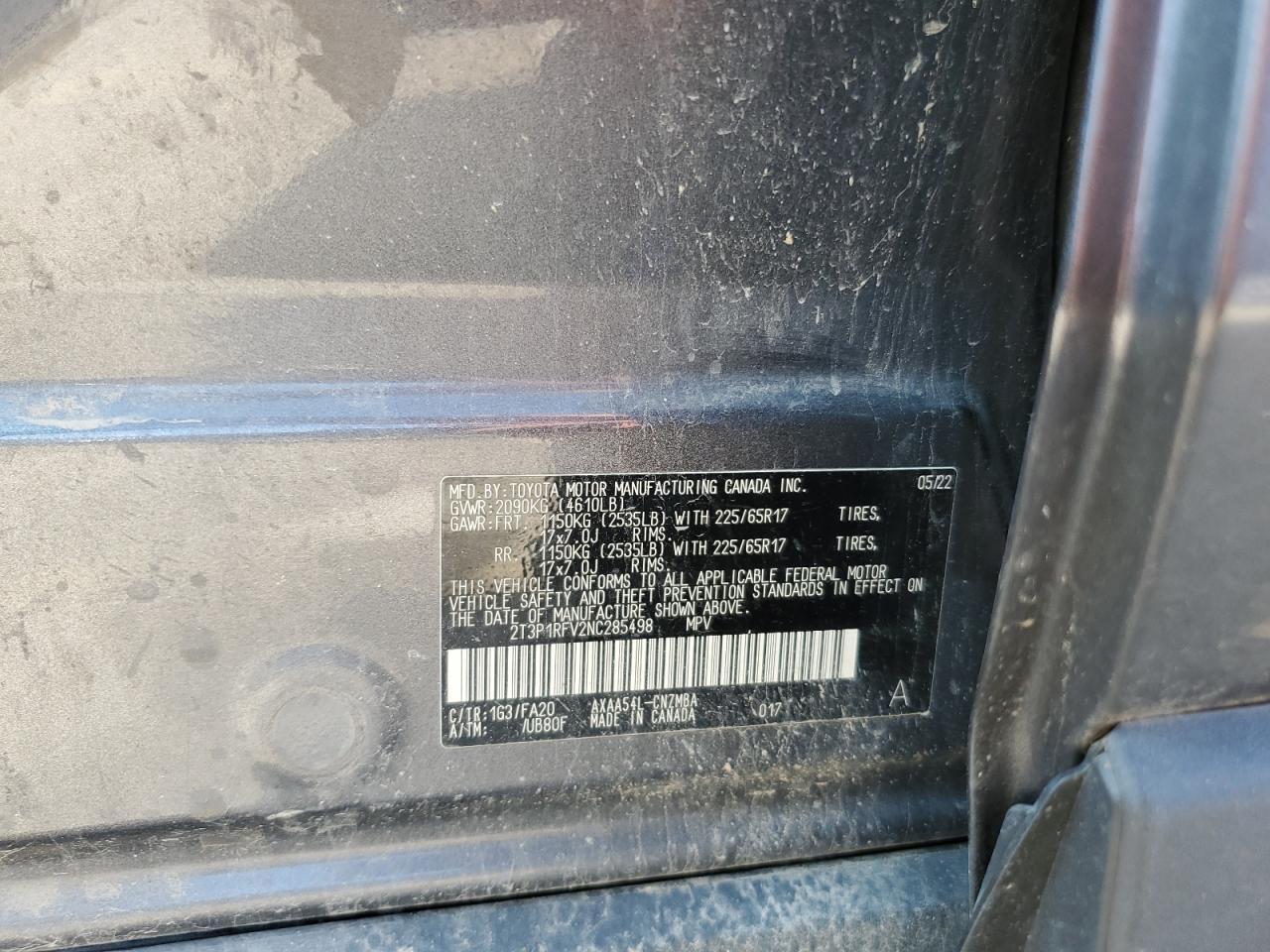 2022 TOYOTA RAV4