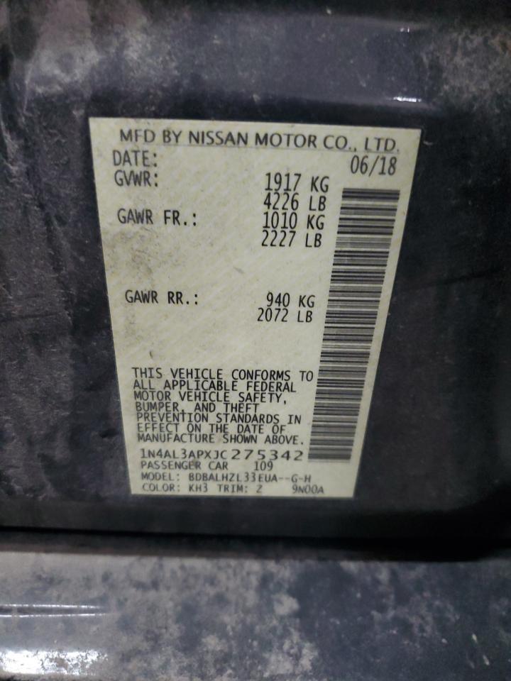 2018 NISSAN ALTIMA