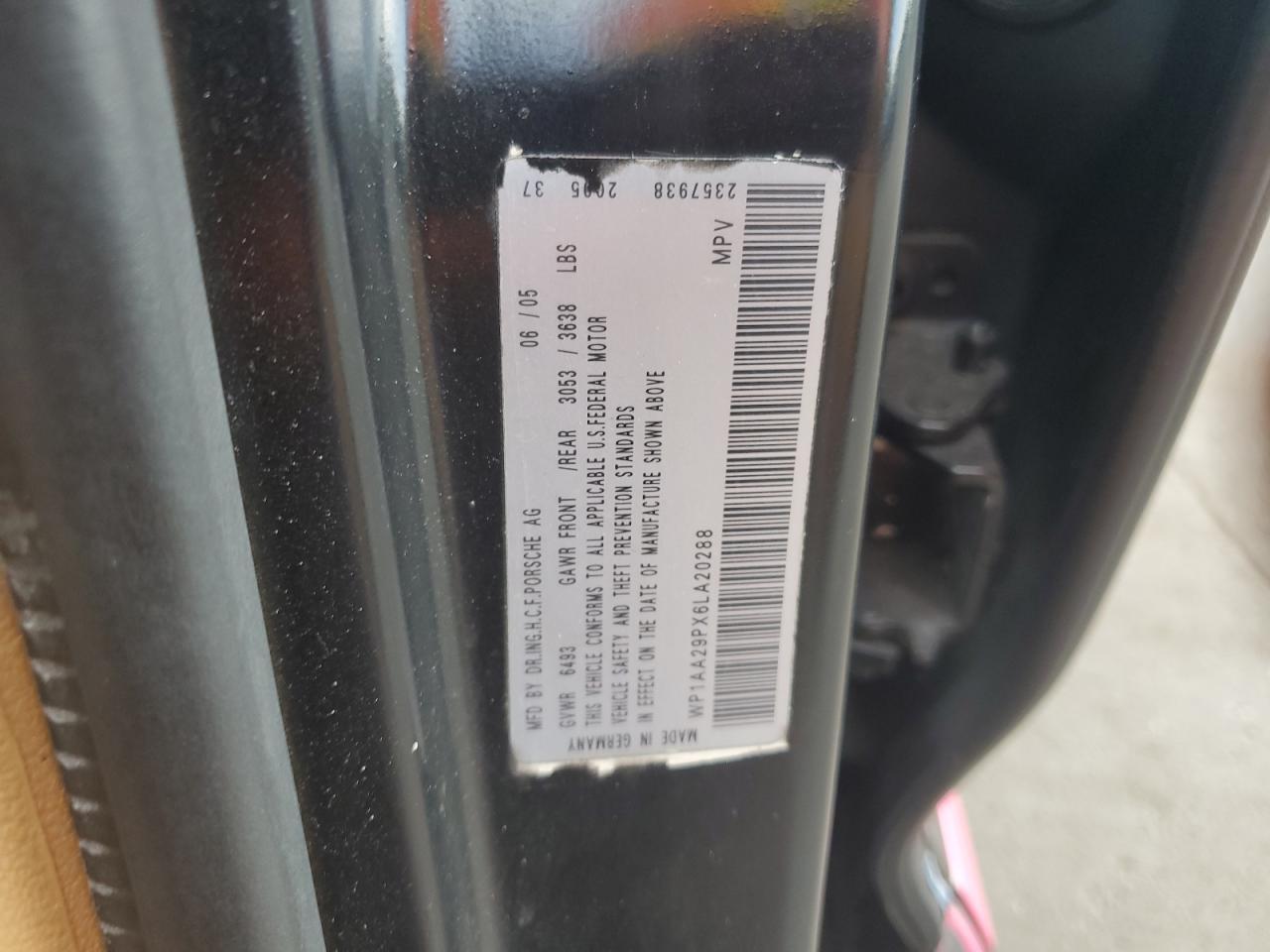 2006 PORSCHE CAYENNE