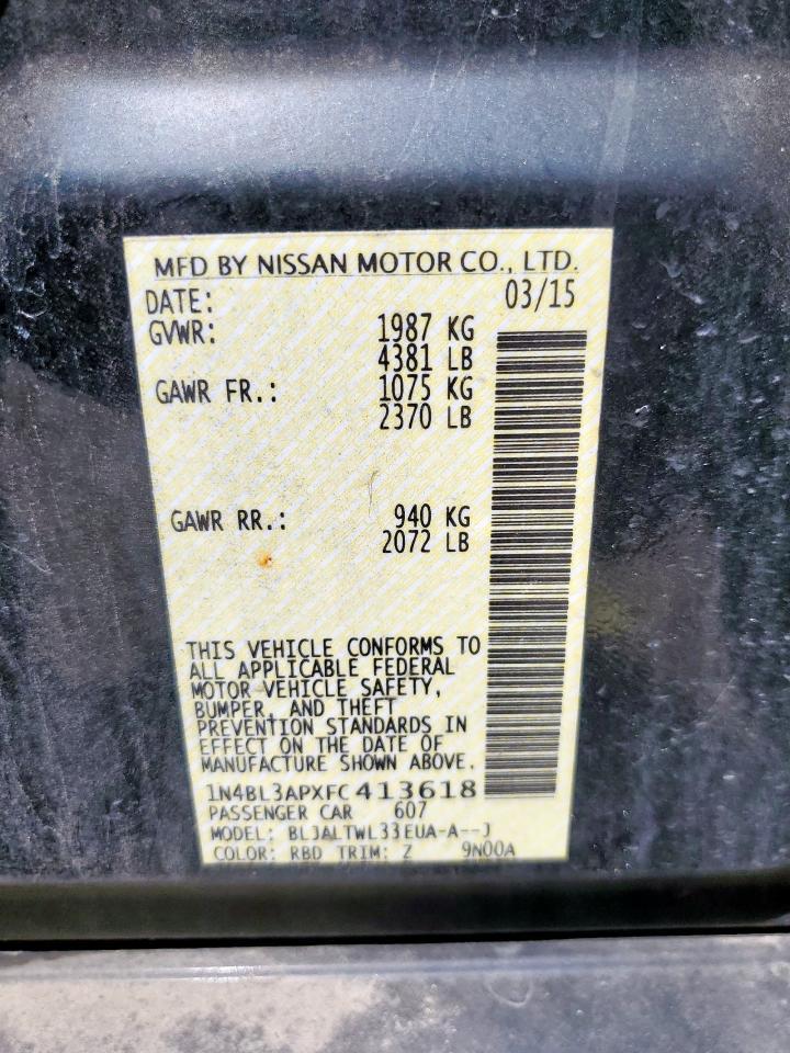 2015 NISSAN ALTIMA