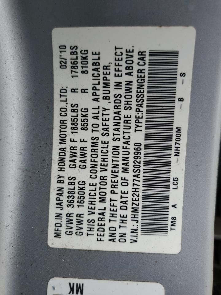 2010 HONDA Insight
