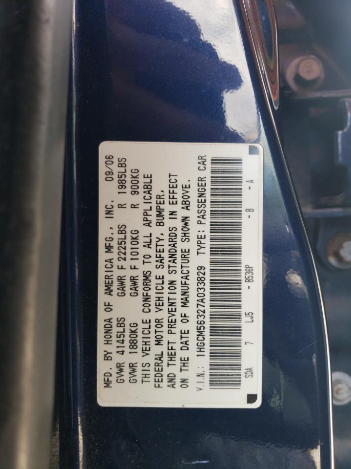 2007 HONDA ACCORD