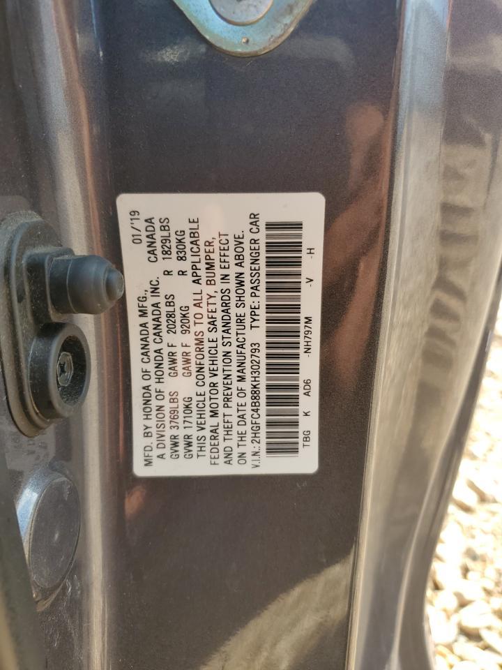 2019 HONDA CIVIC