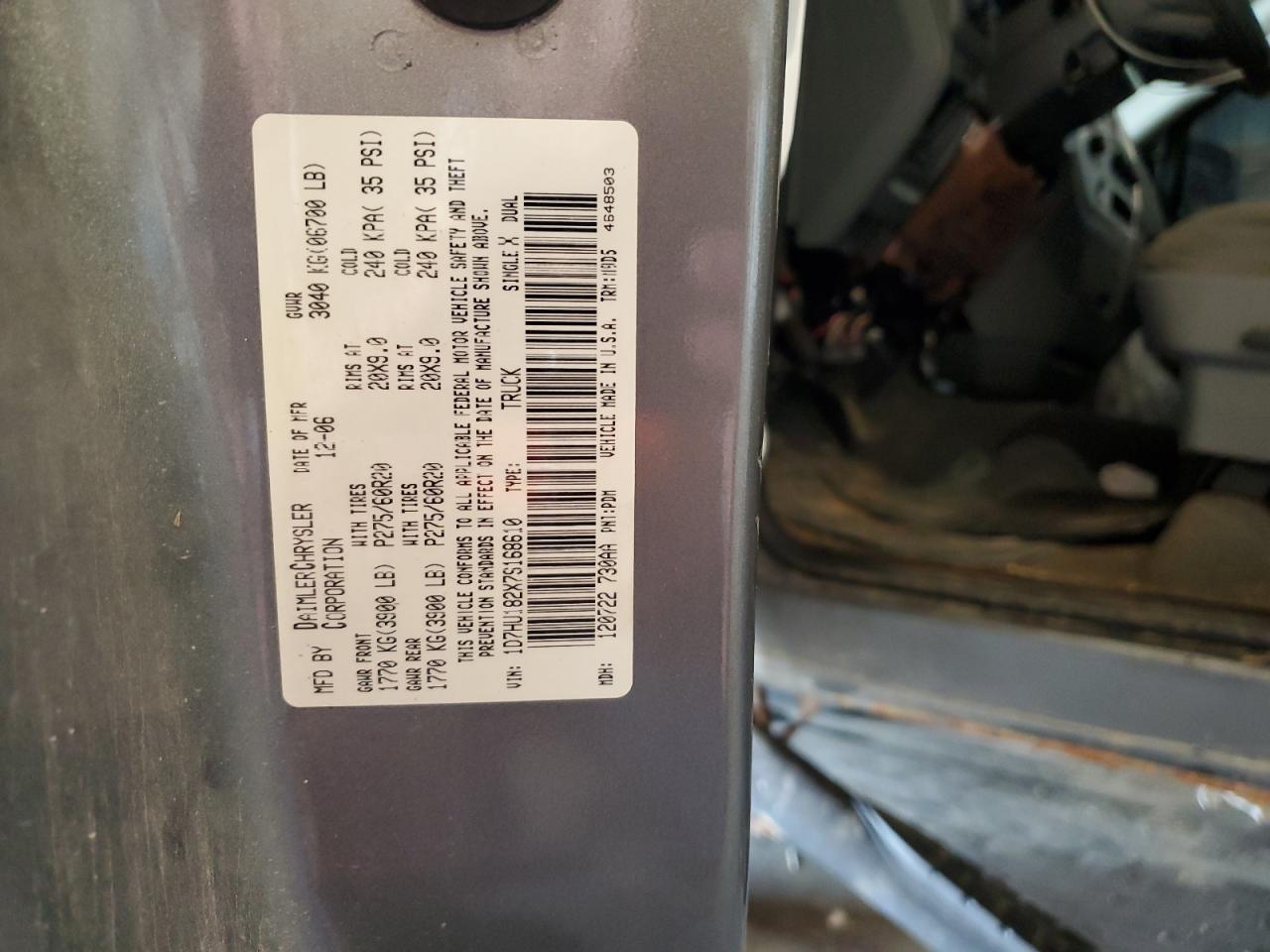 2007 DODGE RAM 1500