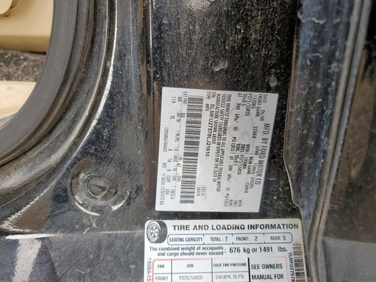 2008 LINCOLN Navigator
