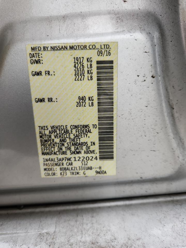 2017 NISSAN ALTIMA