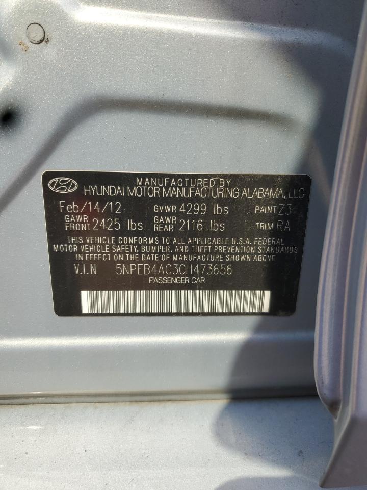 2012 HYUNDAI SONATA