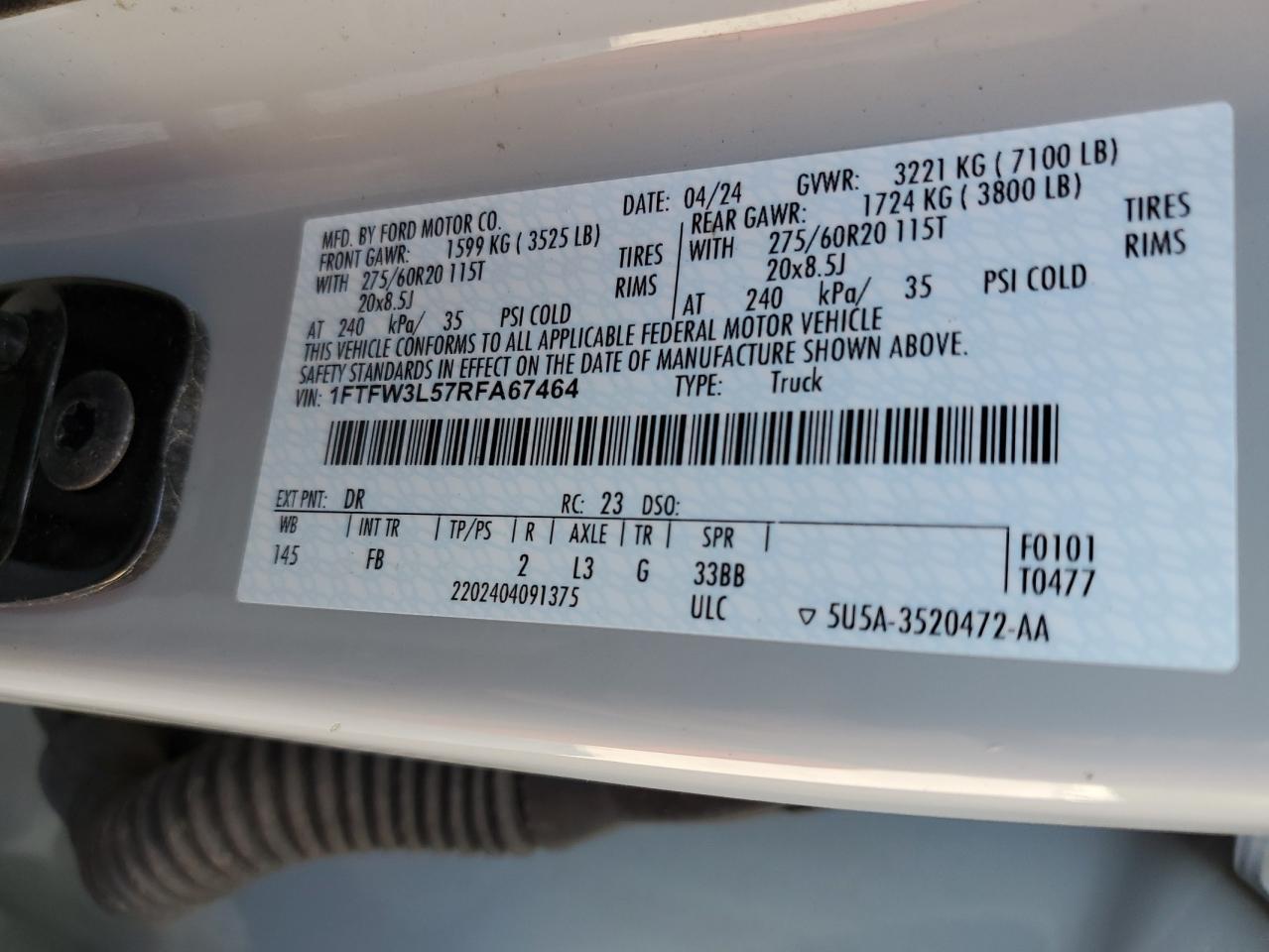 2024 FORD F-150
