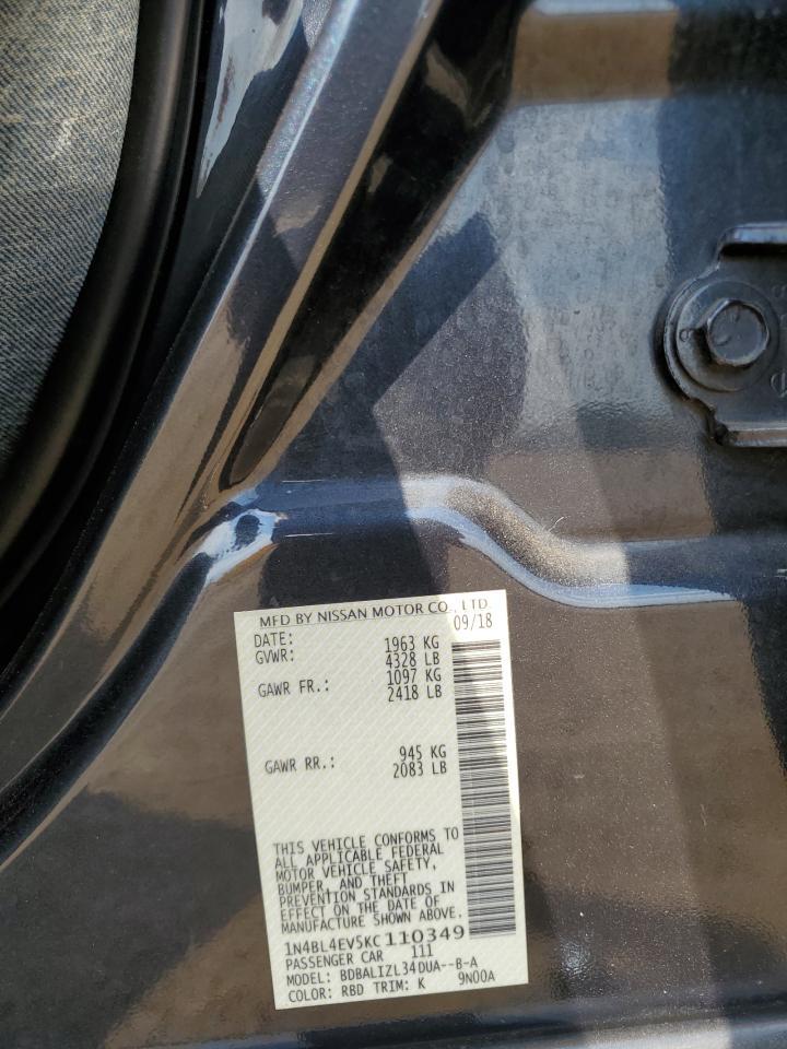 2019 NISSAN ALTIMA