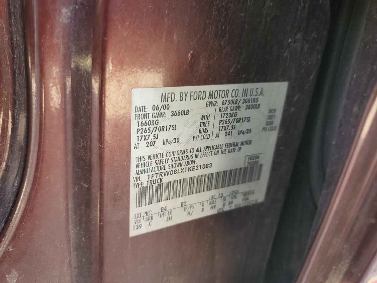 2001 FORD F-150