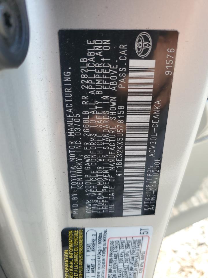 2005 TOYOTA CAMRY