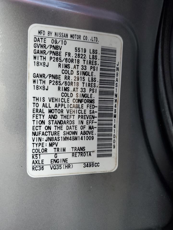 2011 INFINITI FX35