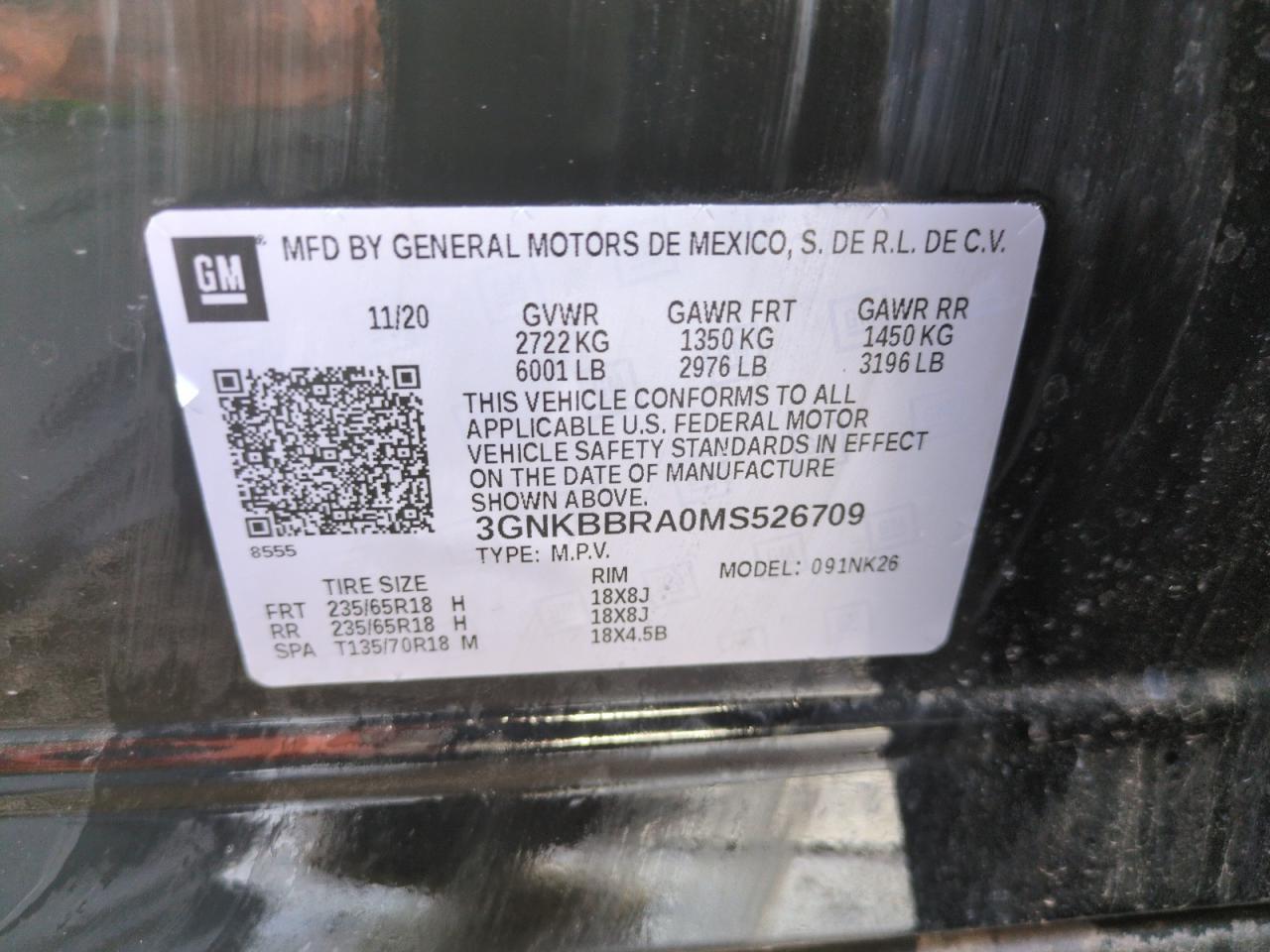 2021 CHEVROLET BLAZER