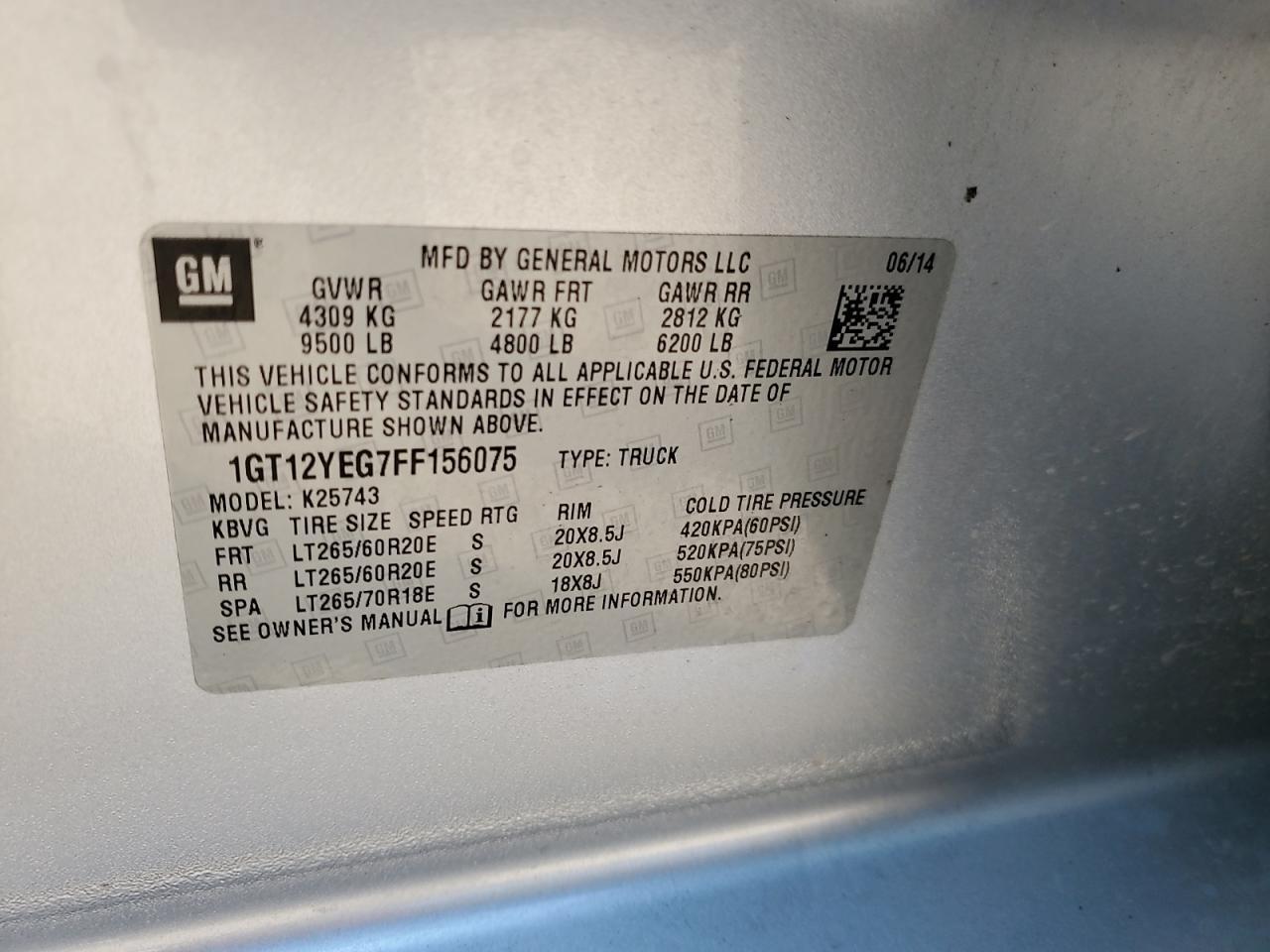 2015 GMC Sierra