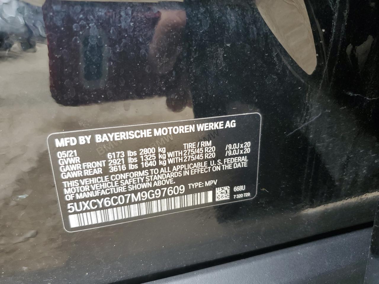 2021 BMW X6