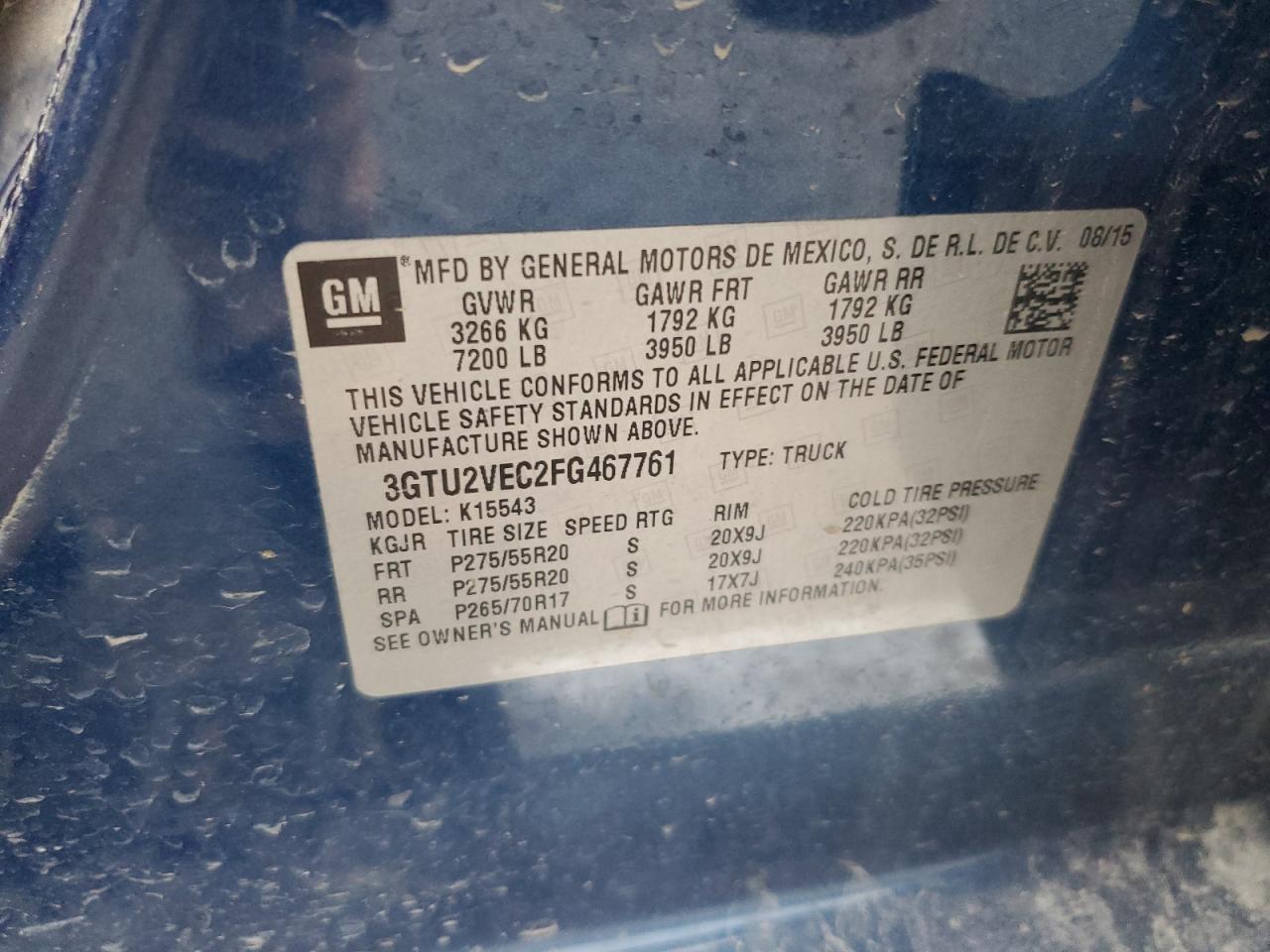 2015 GMC Sierra