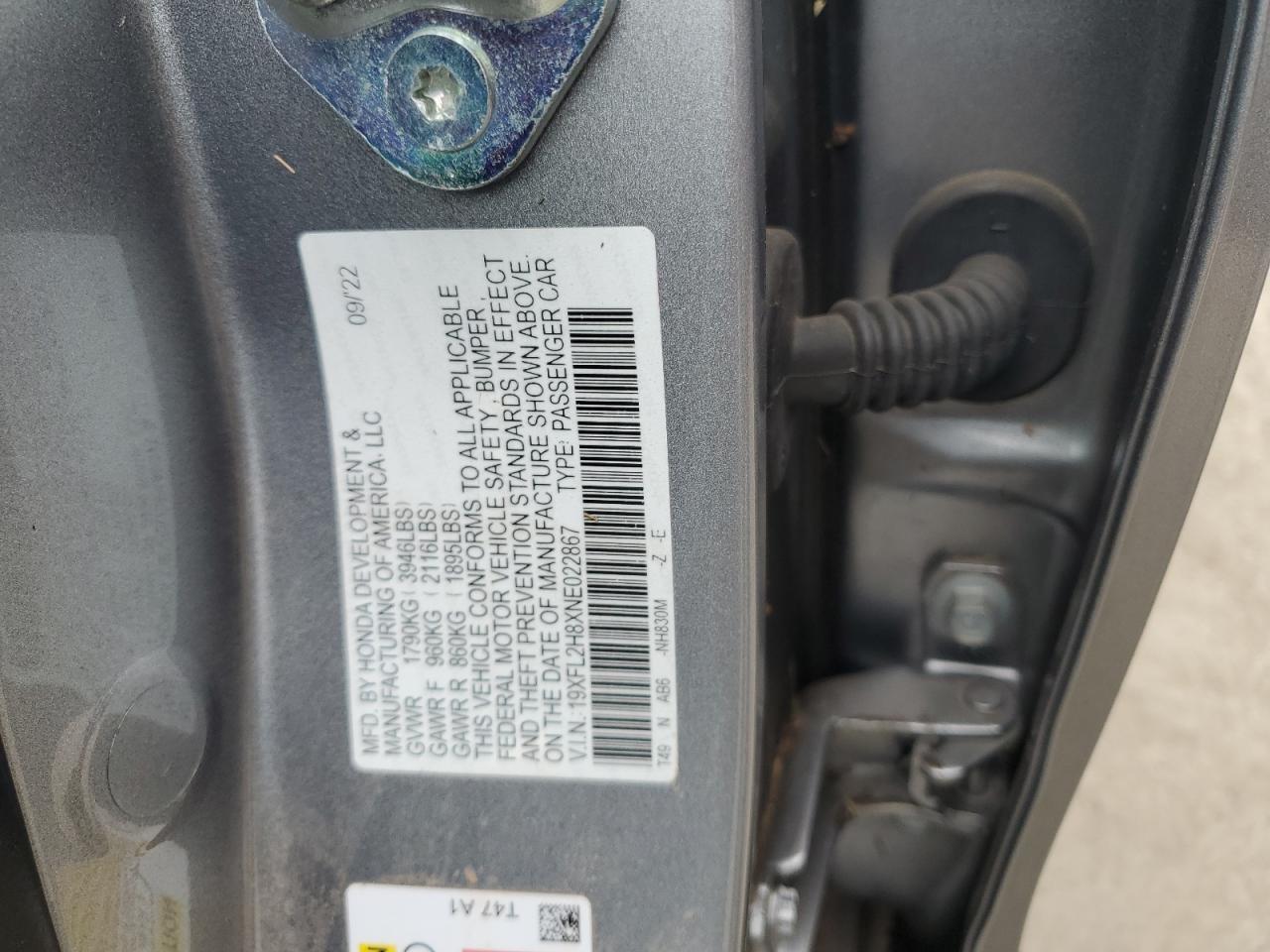2022 HONDA CIVIC