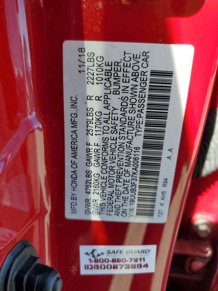2019 ACURA TLX