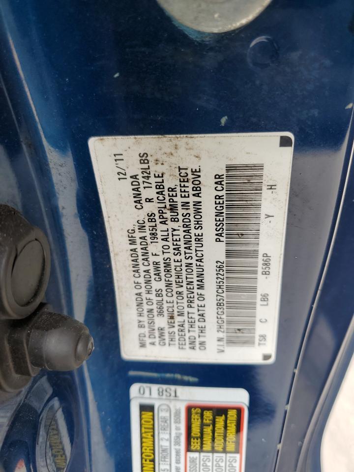 2012 HONDA CIVIC