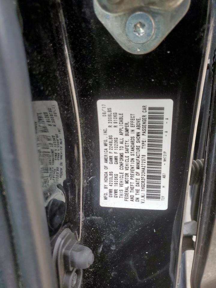 2017 HONDA ACCORD