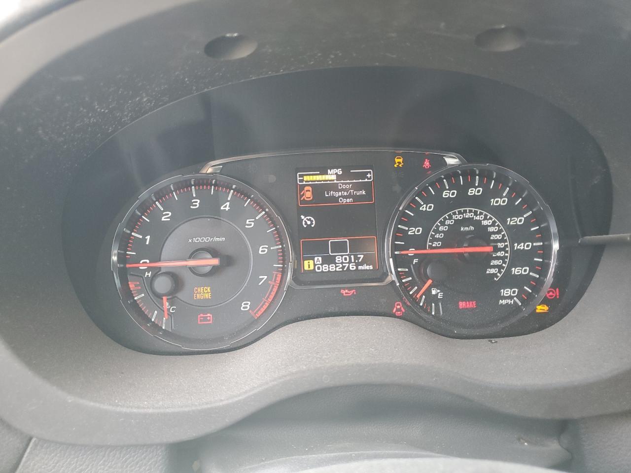 2020 SUBARU WRX