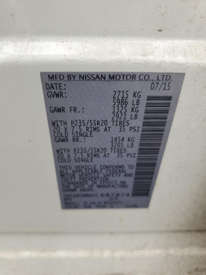 2015 NISSAN PATHFINDER