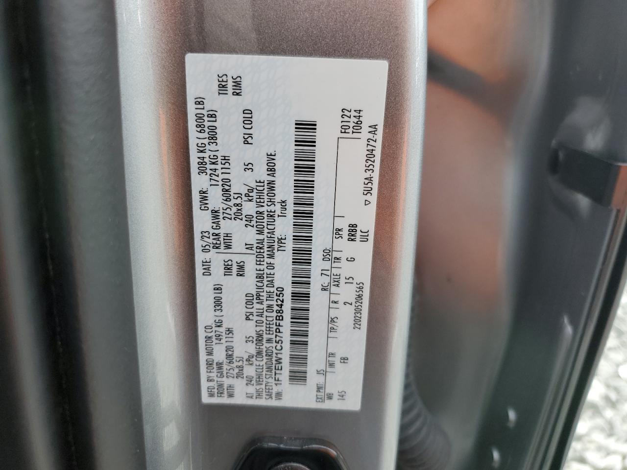 2023 FORD F-150