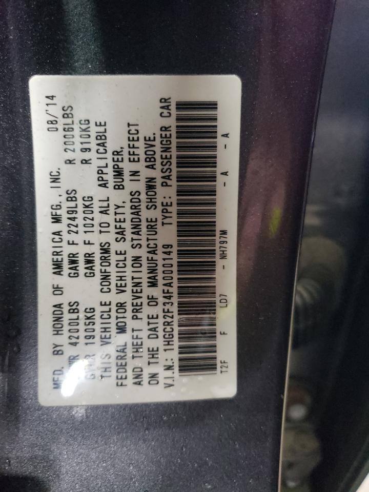 2015 HONDA ACCORD