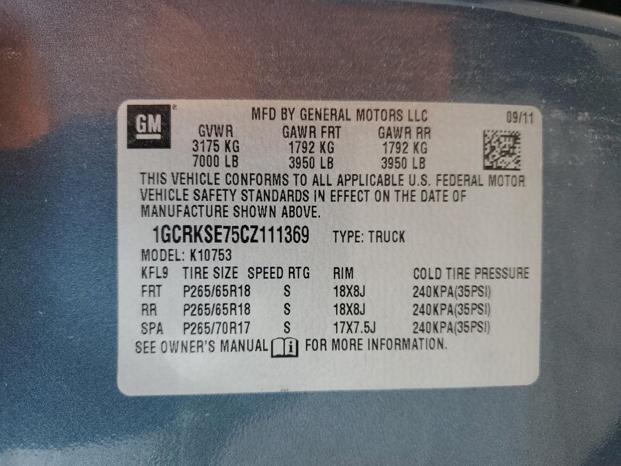 2012 CHEVROLET Silverado