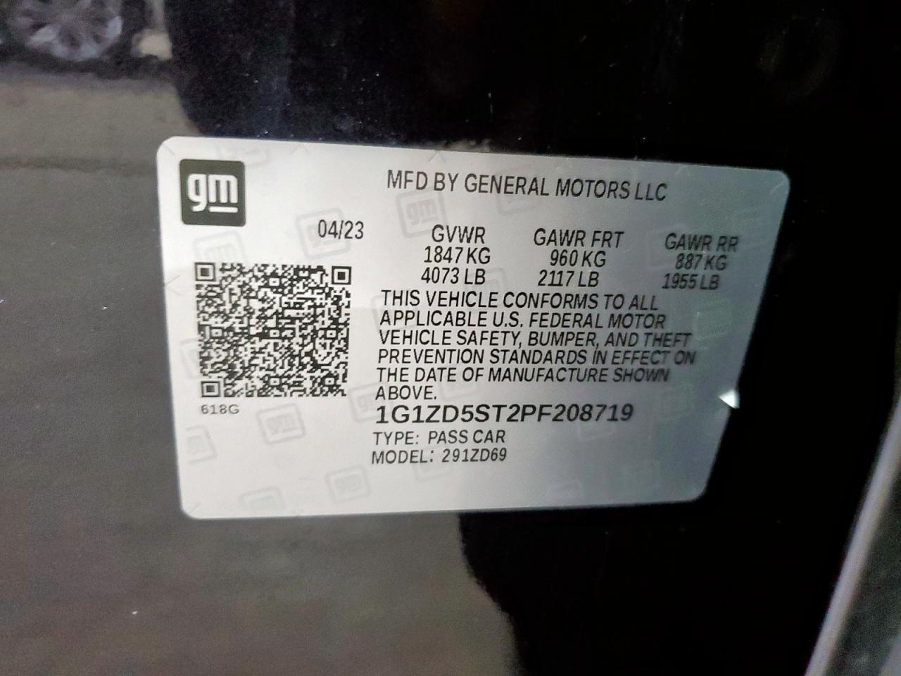 2023 CHEVROLET MALIBU