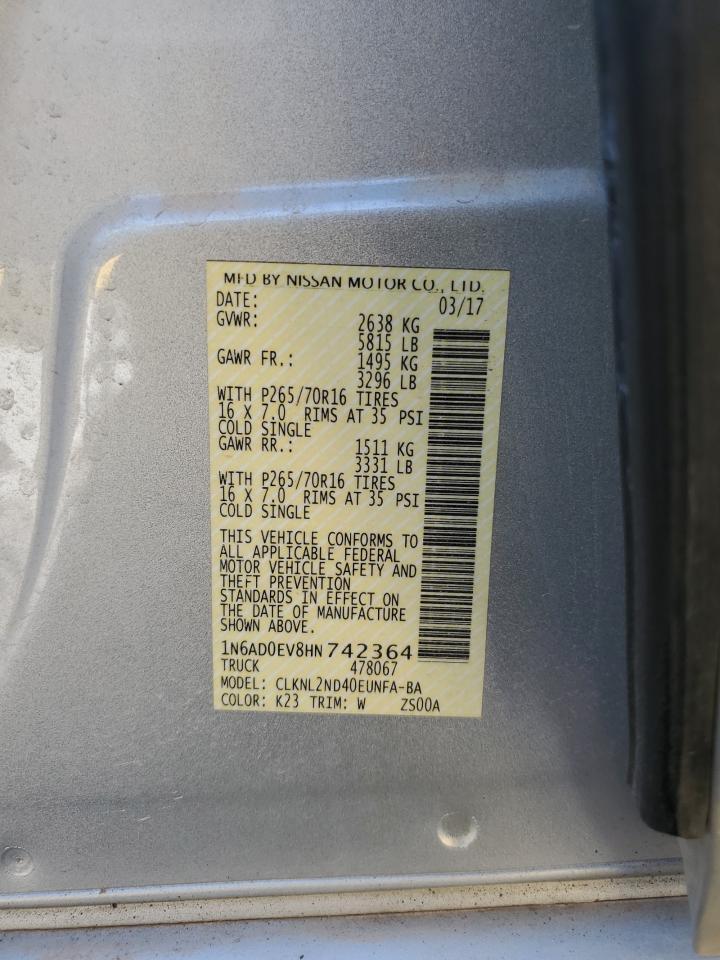 2017 NISSAN Frontier