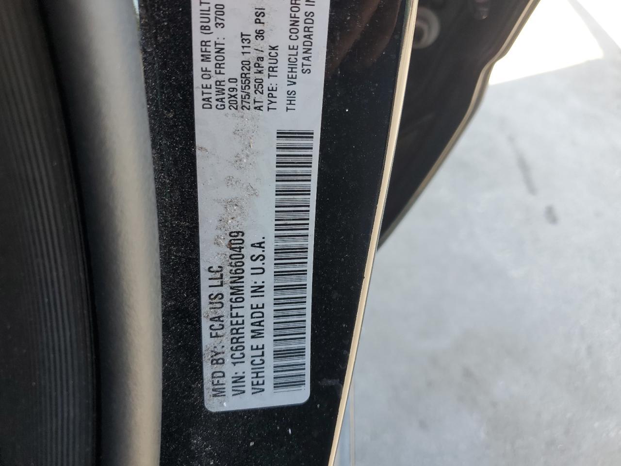 2021 RAM 1500