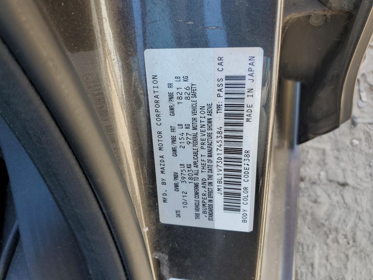 2013 MAZDA 3