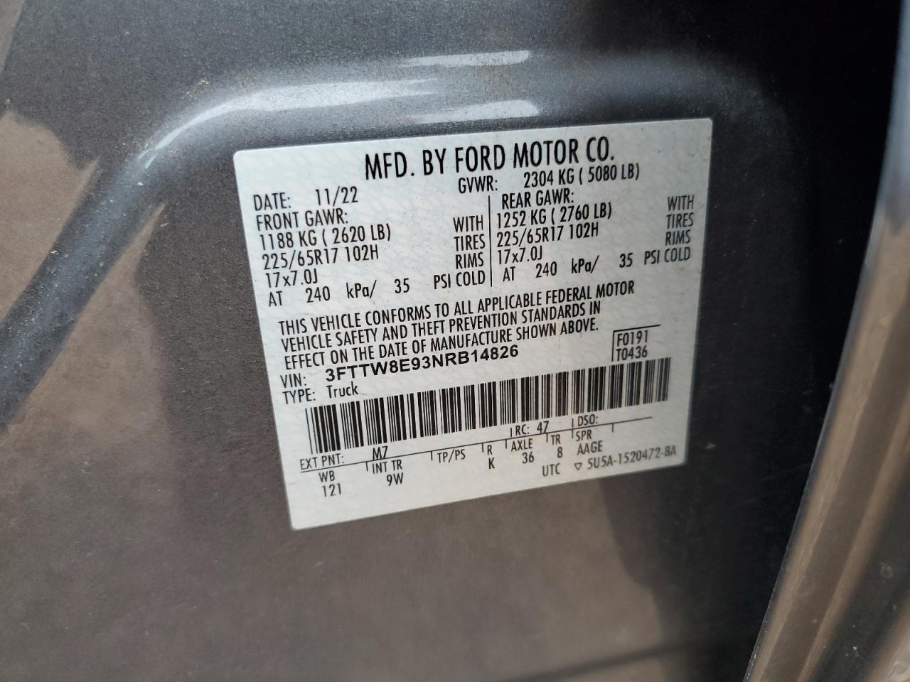 2022 FORD Maverick