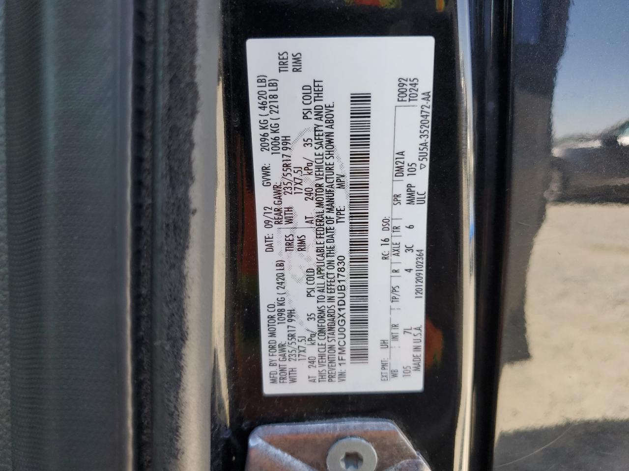 2013 FORD ESCAPE
