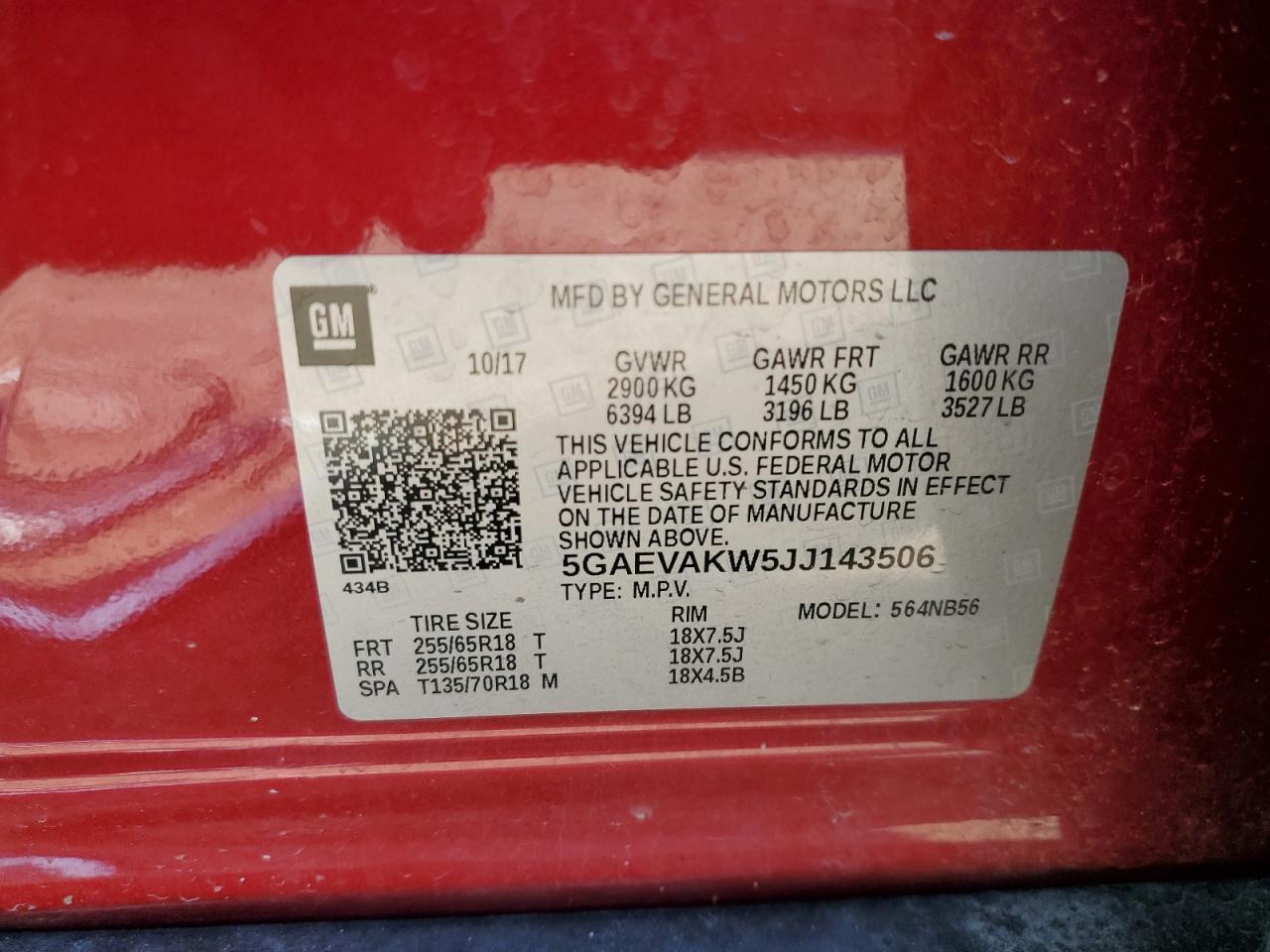 2018 BUICK ENCLAVE