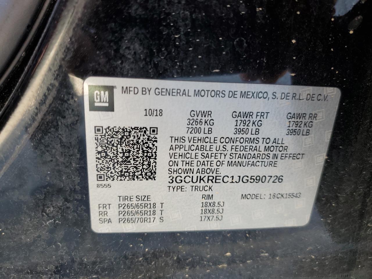 2018 CHEVROLET Silverado