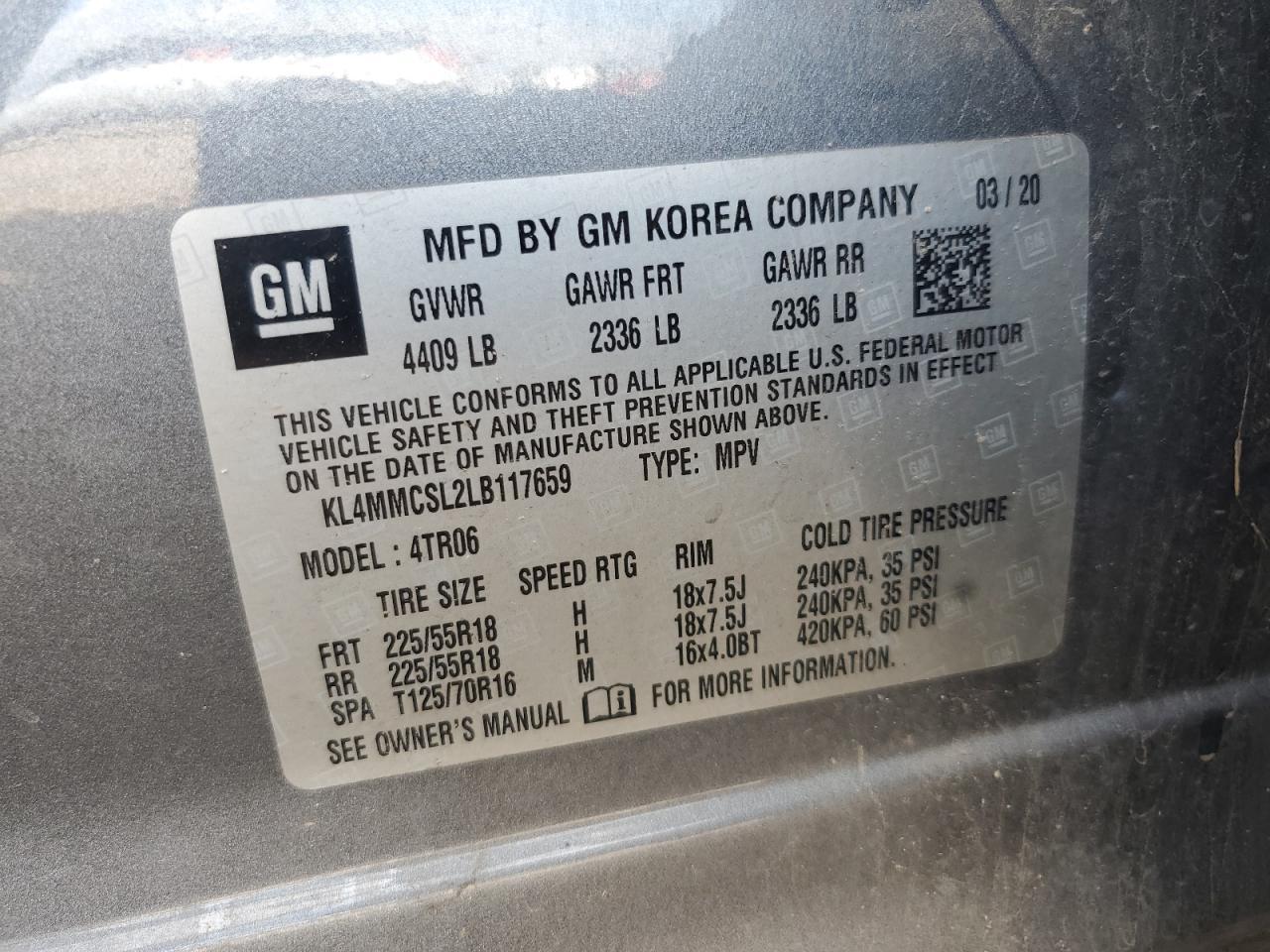 2020 BUICK Encore GX