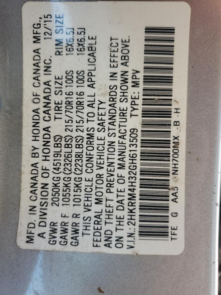 2016 HONDA CR-V