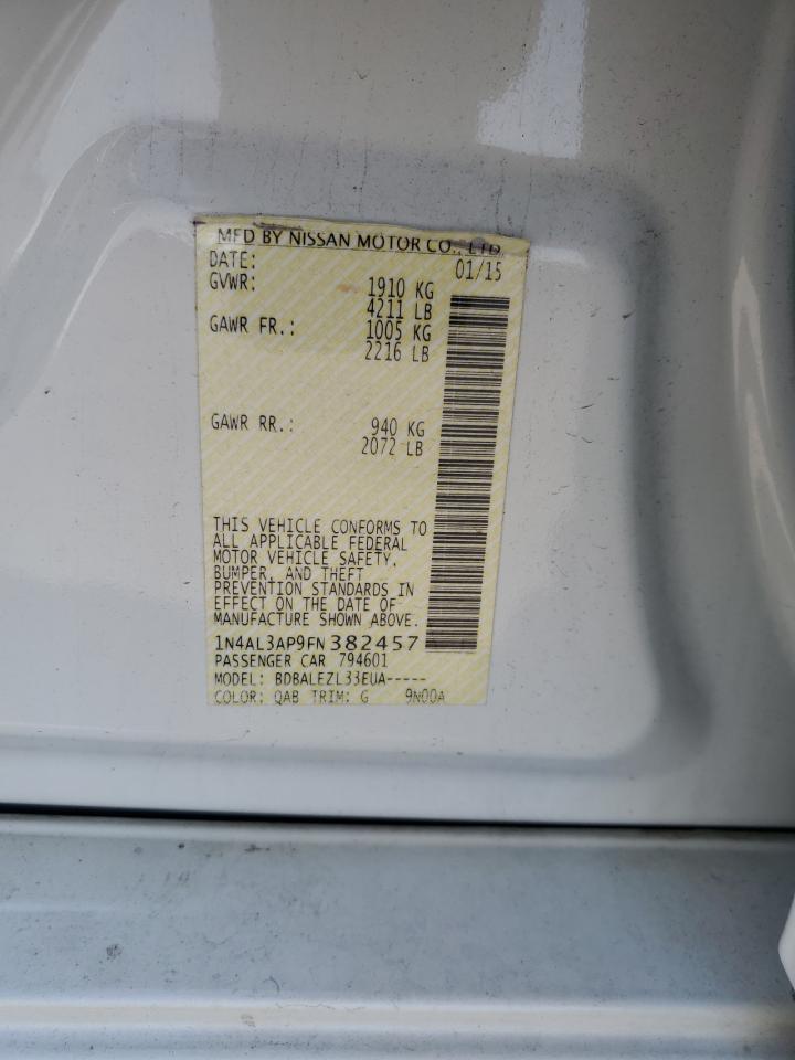 2015 NISSAN ALTIMA
